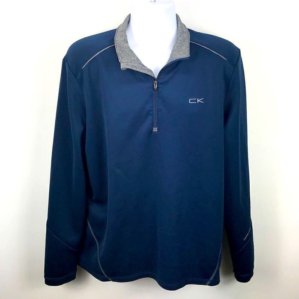 Calvin Klein 1/4 Zip Jacket Mens Size Large